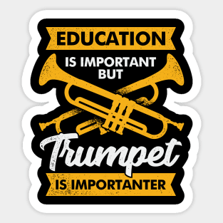 Funny Trumpet Player Trumpeter Gift Sticker